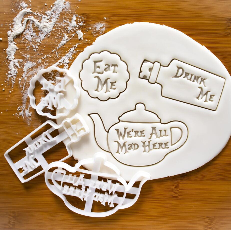Eat Me Cookie Cutter Alice In Wonderland Theme Cookie Mold