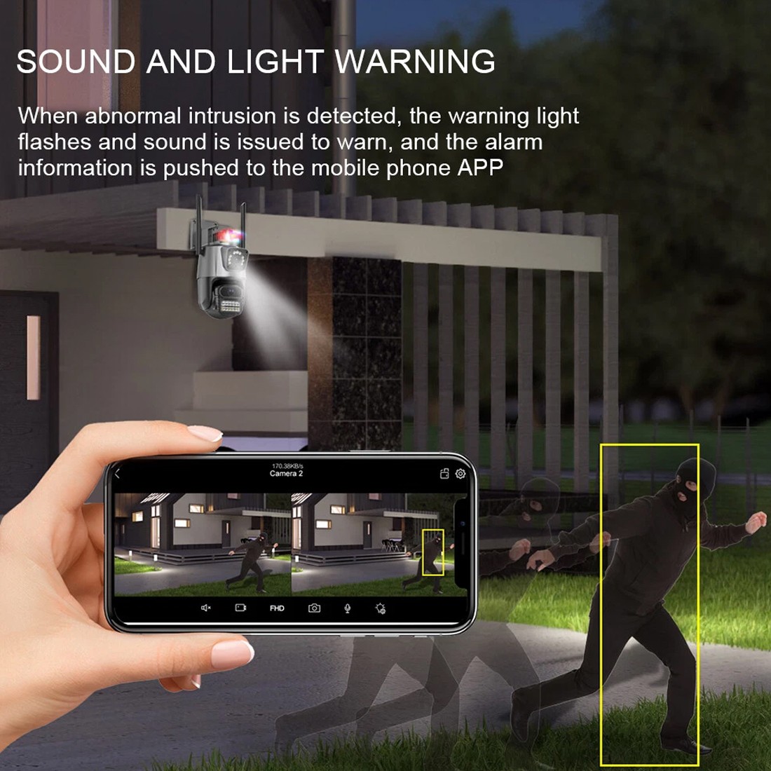 8MP 4K Wireless IP Camera WIFI Outdoor CCTV PTZ Smart Home Security IR Cam IP66 UK NEW,Camera Set 64GB TF Card-----Camera Set-64GB TF Card