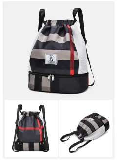 Women's Fashion Simple Lightweight Waterproof Casual Travel Bag - Black - View 1
