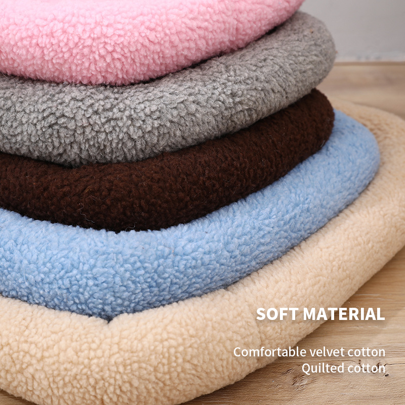 Pet Bed Puppy Dog Cat Sleeping Bed Mat Winter Soft Plush Pad Washable XLarge