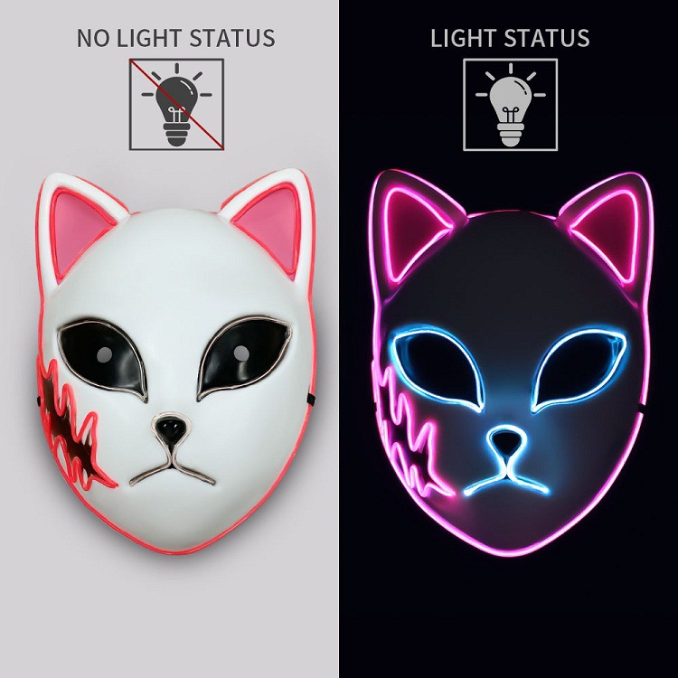 Title 1, Luminous Line LED Cat Face Mask