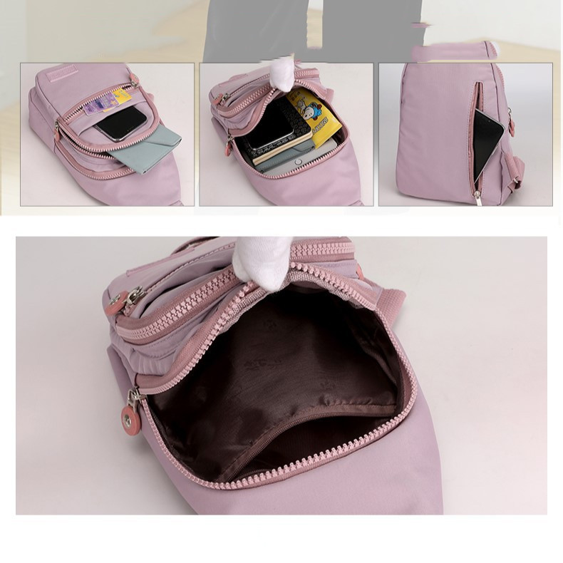 Title 4, Fashion Multi-layer Chest Bag Female Simple And...