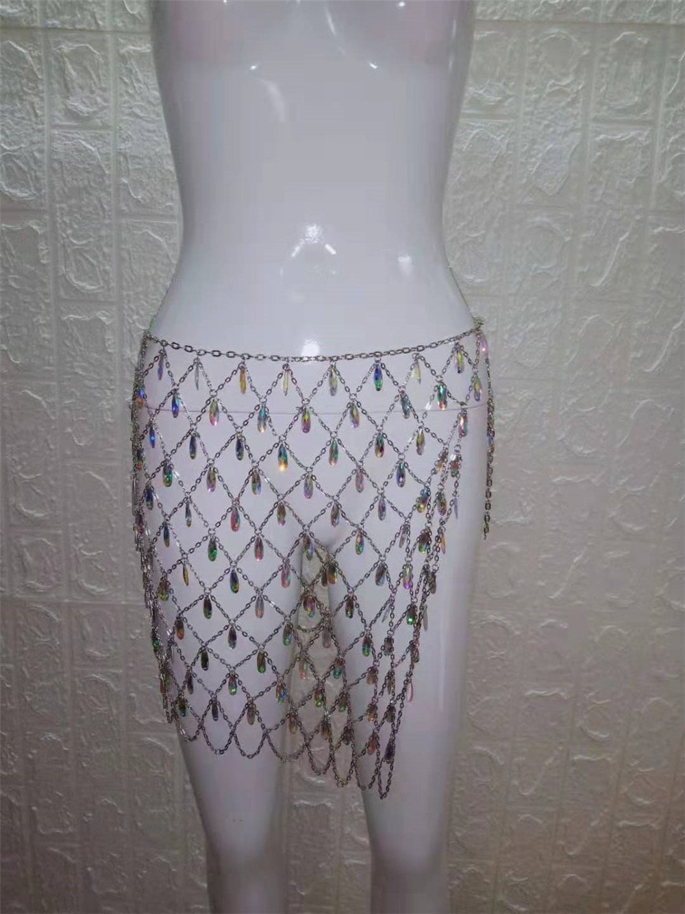 Title 3, Crystal hanger split rok voor dames. Combineert...