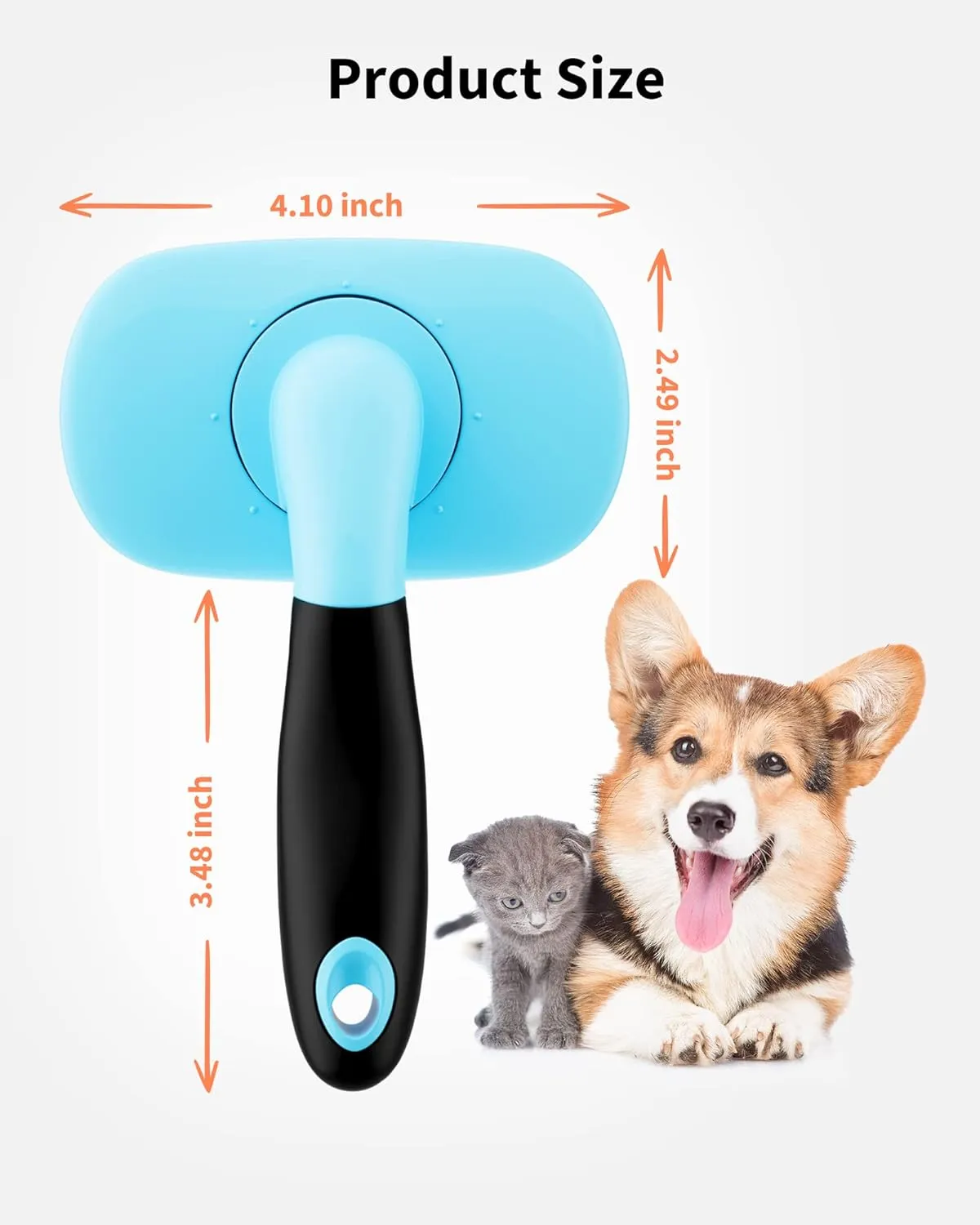 Dog Brush Cat Brush Pet Grooming Brush- Shedding Grooming Tools – image 3
