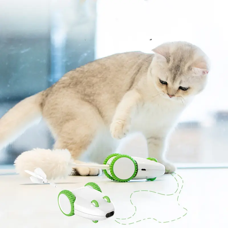Cat Toys Anti-boring Artifact Automatic Funny Stick Replacement Head