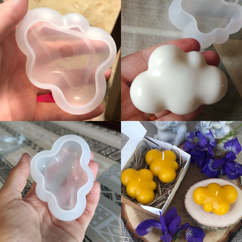 Three Dimensional Cloud Transparent Silicone Mold