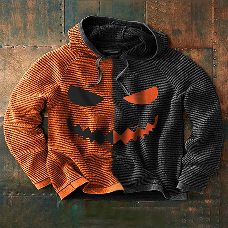 Pumpkin Digital Printed Christmas Hoodie