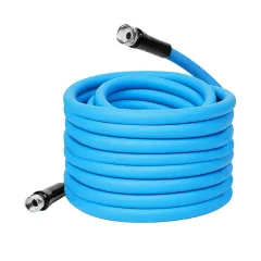 25FT-50FT Options -- Non-Expanding Flexible Garden Hose Heavy Duty PVC Water Hose Leak-Resistant Kink-Free All-weather Burst 500PSI - 50Ft - View 1