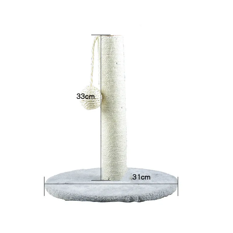 Cat Climbing Frame Litter Tree Integrated Grab - Cat Scratching Column Grey