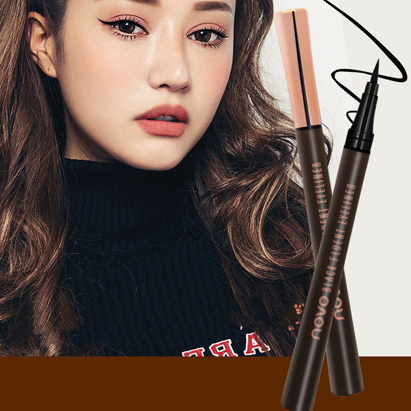 Women's Hard Tip Waterproof Non-removal Eyeliner