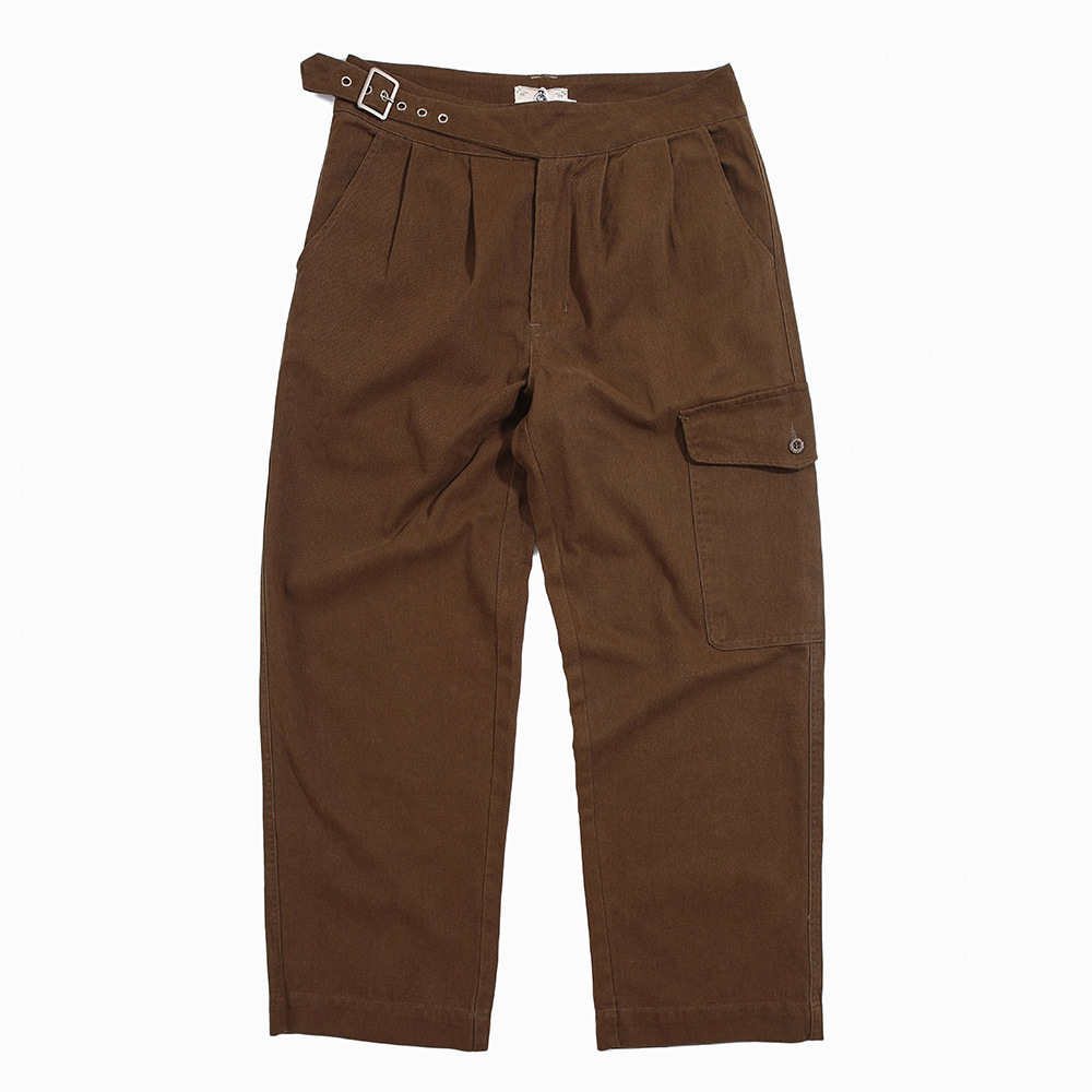 Title 1, Heren effen kleur losse cargo-casual broek met ...