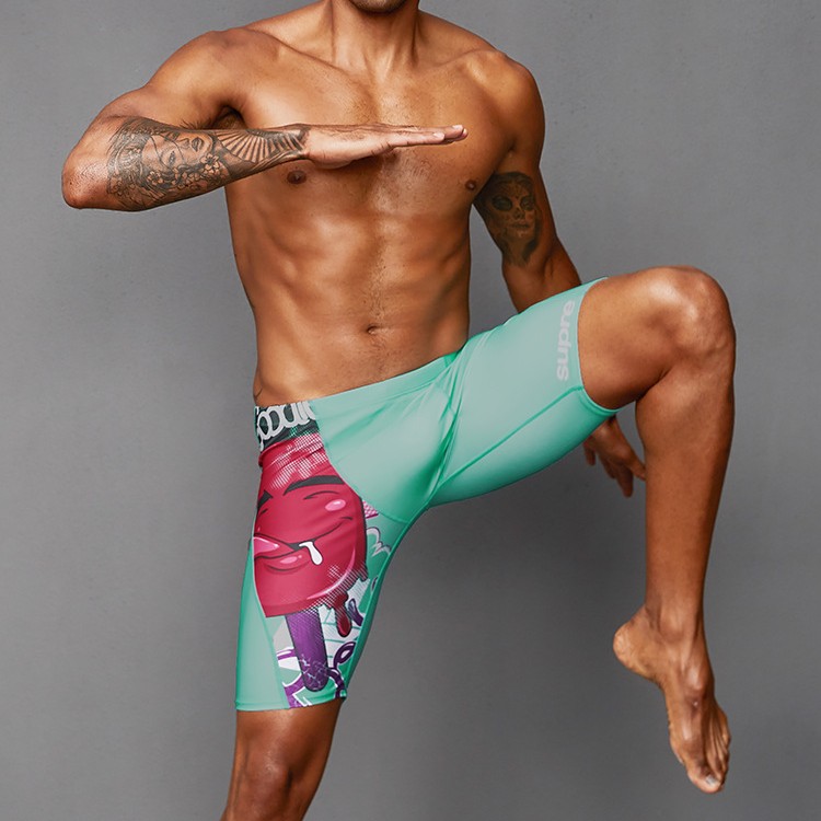 Professional Five-point Swim Trunks For Men