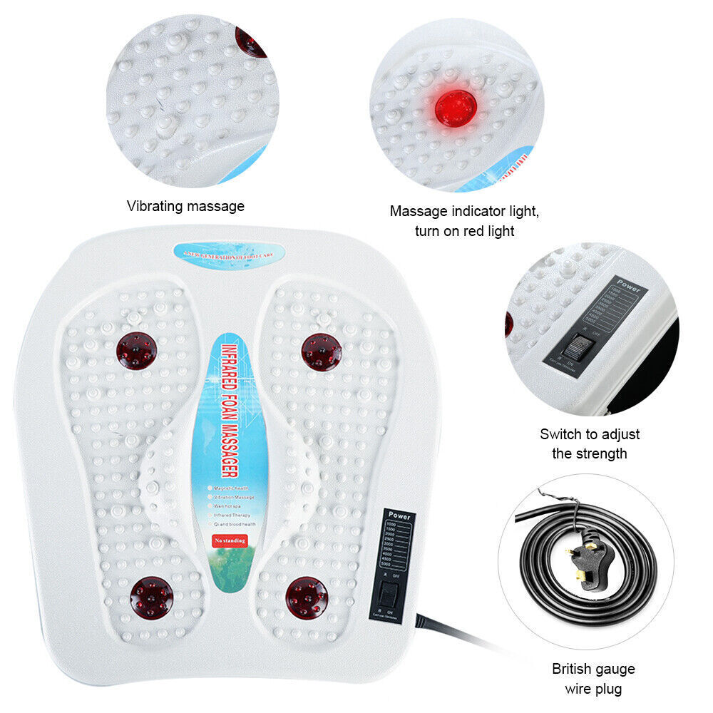 Foot Leg Vibration Blood Circulation Booster Feet Massager With Heated 9 Modes — image 10