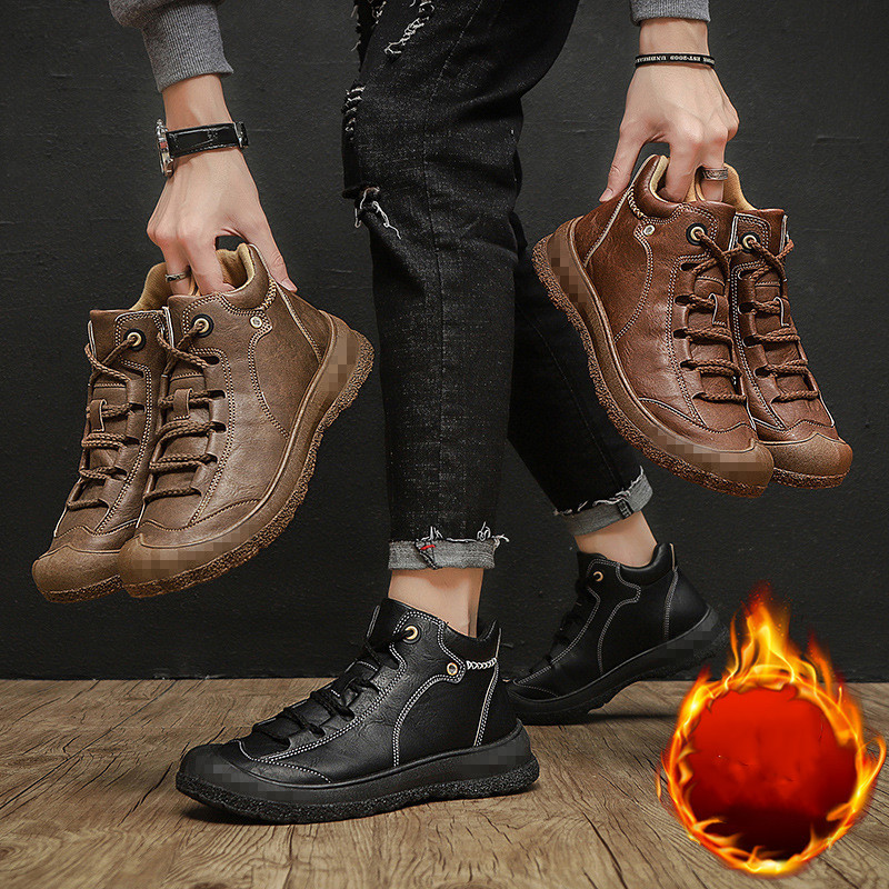 Title 2, Casual All-Match High Top Platform Boots — Comf...