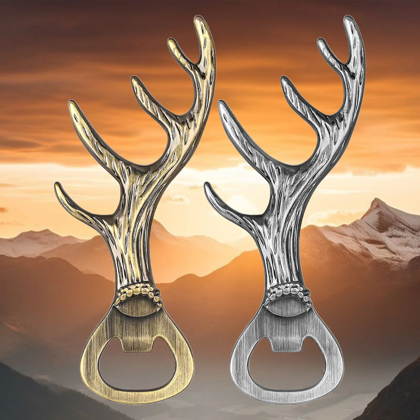 Deer Antler Bottle Opener Is A Small