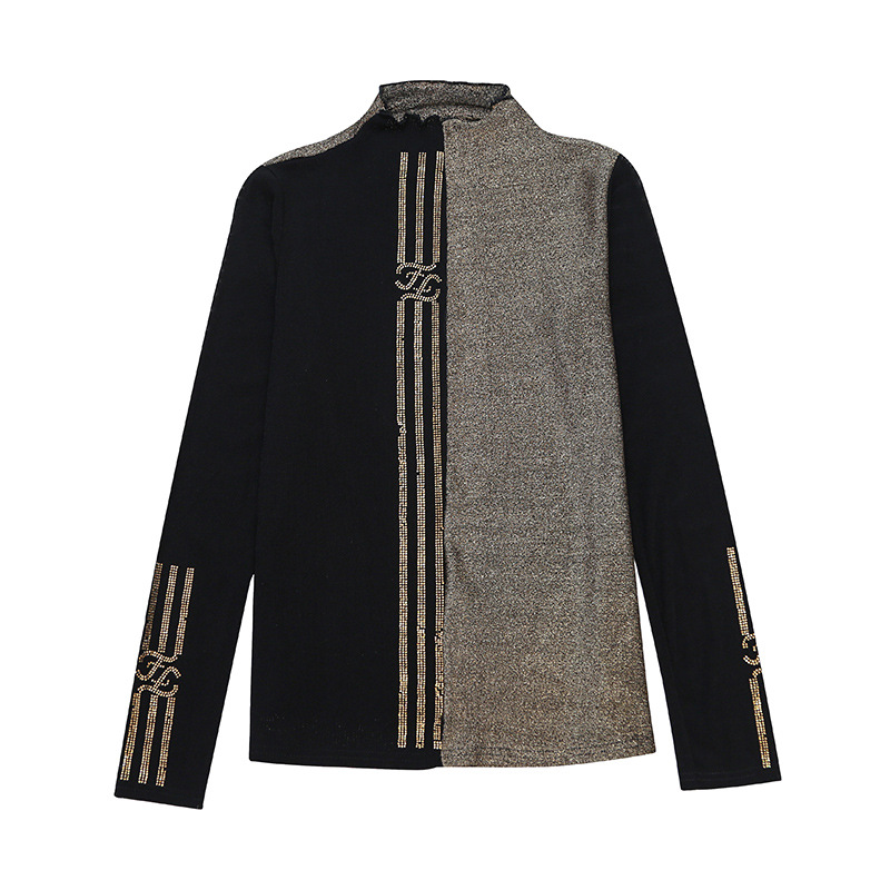 Half-high Collar Long-sleeved Shirt