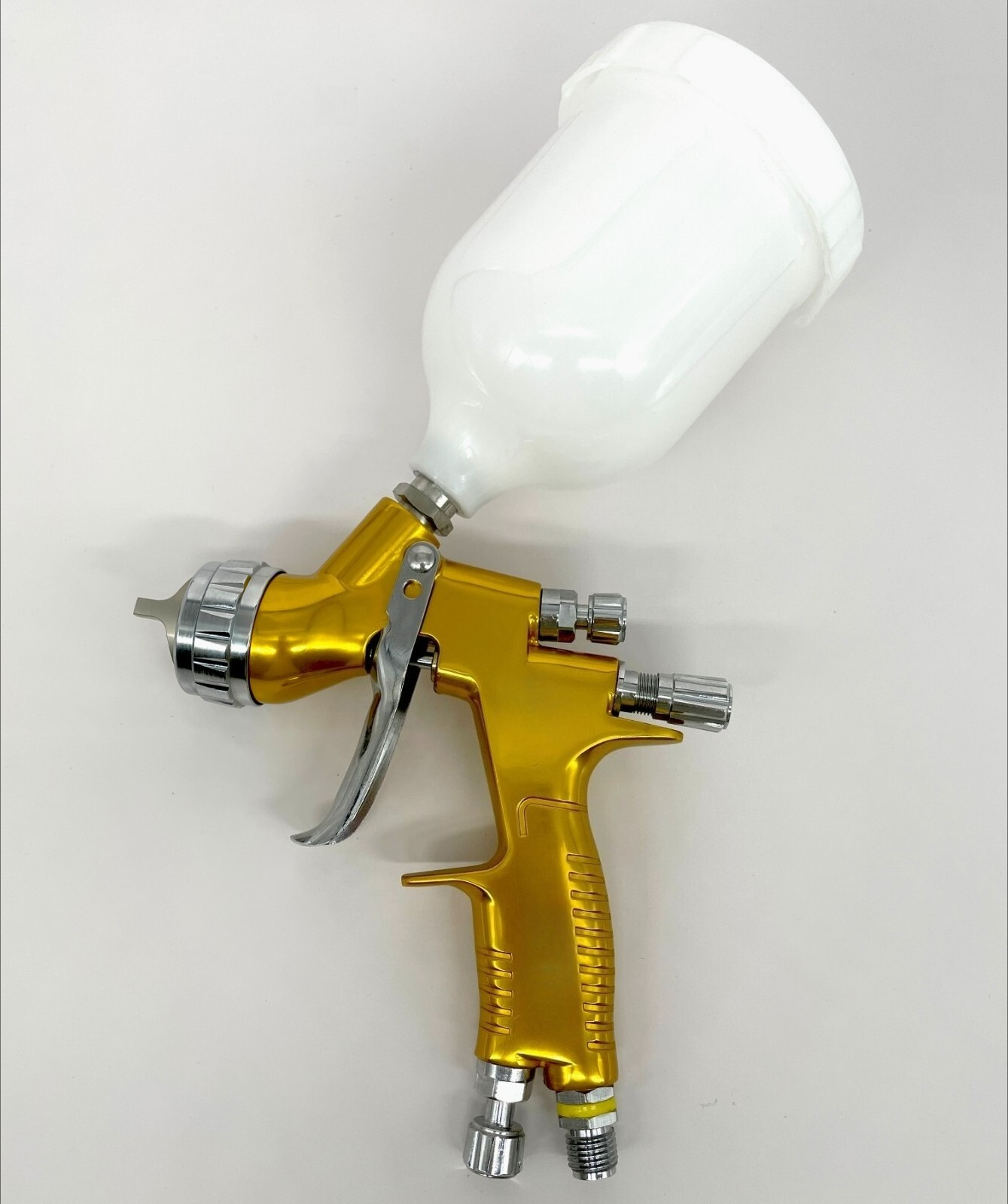 Gravity Feed Spray Gun 1.3mm Hvlp Gold-Car Auto Paint Air Sprayer