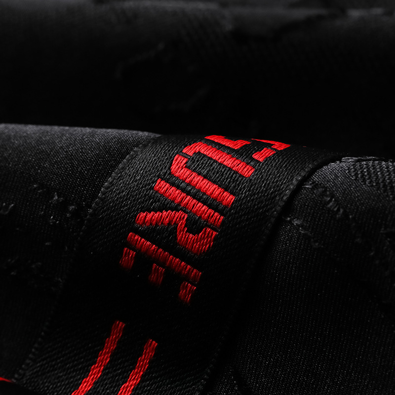 Round Neck Sweater Men's Long-sleeved T-shirt Black