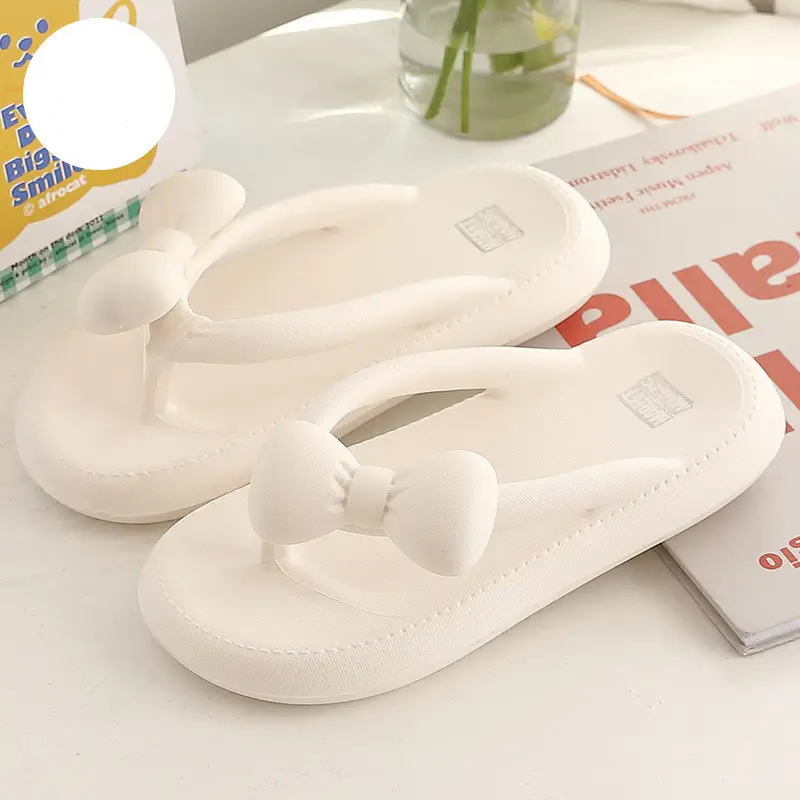 Women's Fashion Bow Knot Anti-Slip Flip-Flops