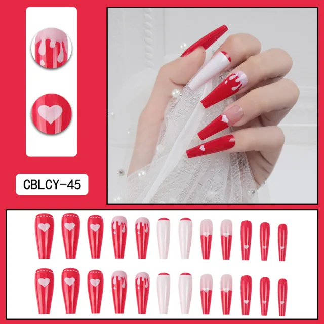 Long Wearing Detachable Fake Nail Patch Cblcy45 - Shop at LoveMi