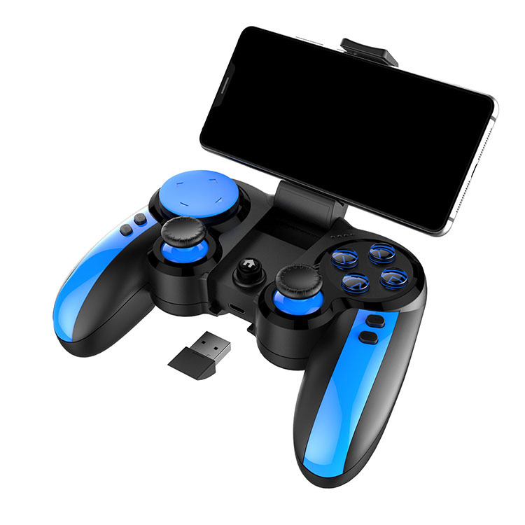 Manette de jeu Bluetooth avec récepteur 2.4G — iOS Android PC TV 2