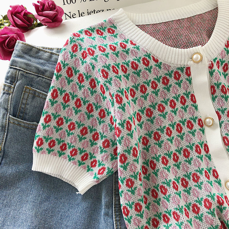 Little Fragrant Wind Short Top Women's Summer