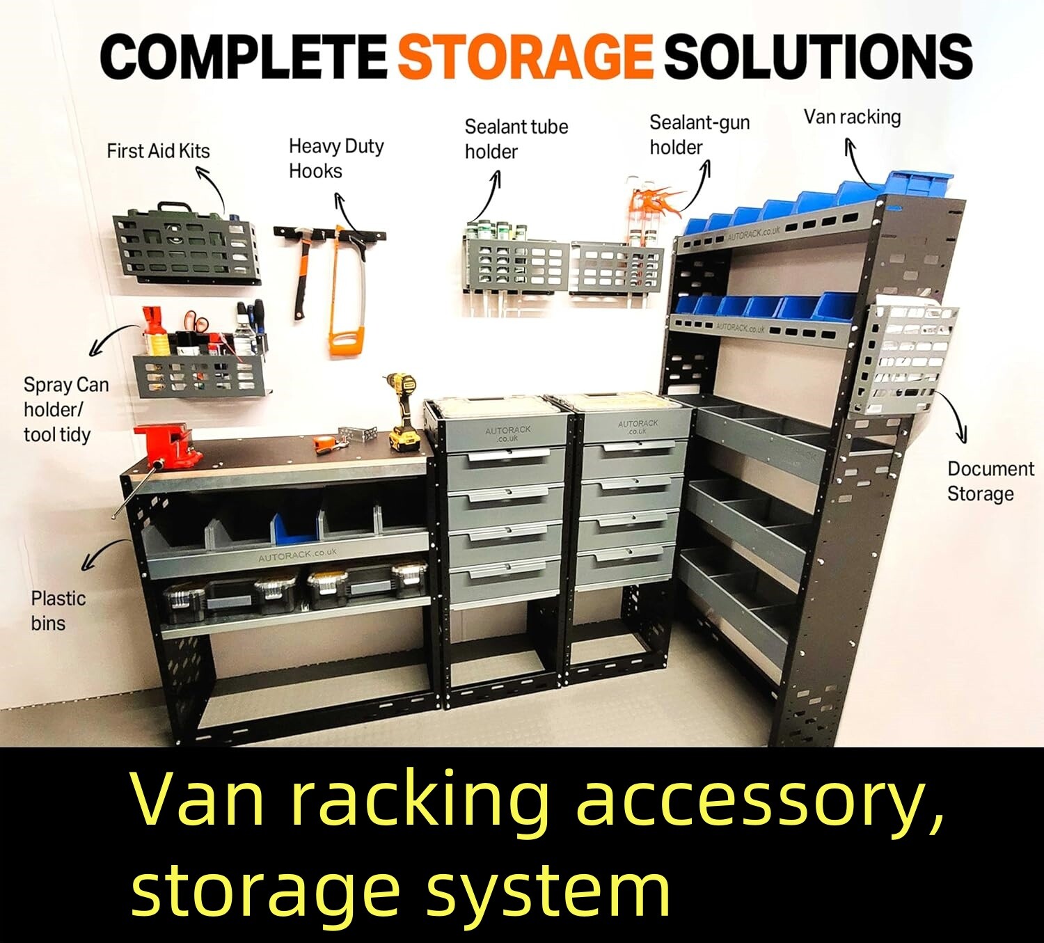 Sealant Tube Holder,mastic Caulk Silicone For Van Racking Workshop Garage Shed — image 5