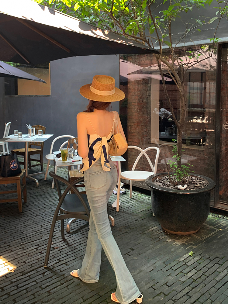 Silk Scarves Butterflies Dews Suspenders Vestswomen