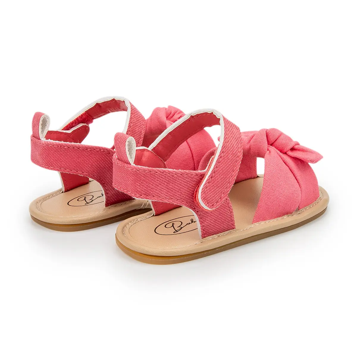 Summer New Baby Bow Sandals Rubber Sole