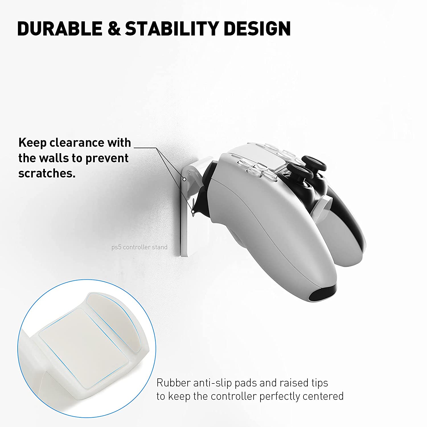Acrylic Video Game Controller Wall Mount Bracket