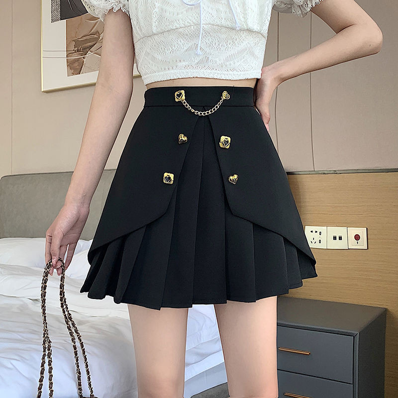 Title 5, Womens Fashion Versatile High Waist Slim A-Lin...