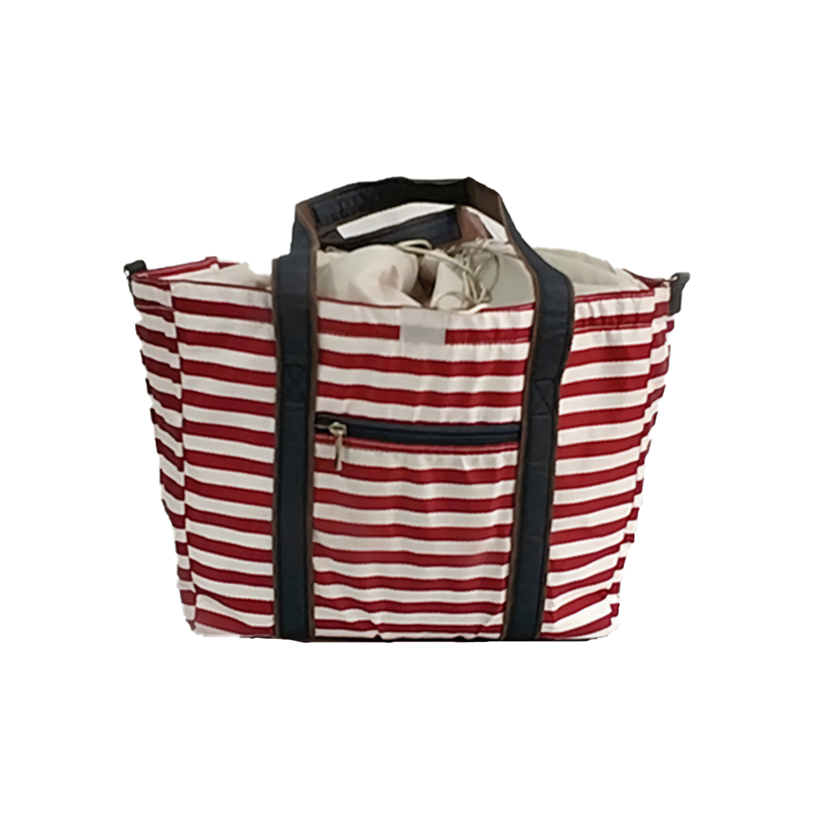 Insulated Thermal Cooler Shopping Bag Storage Tote Bag Market Picnic Camping AU AFW516-red Stripe-700005