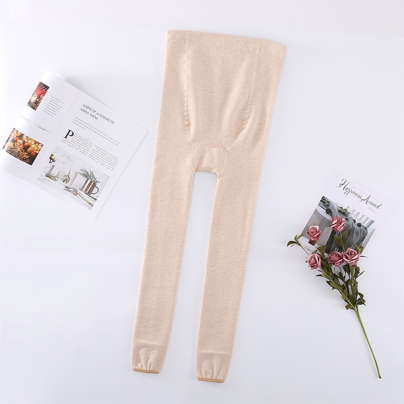 Title 14, Leggings premaman in cotone taglia forte con su...