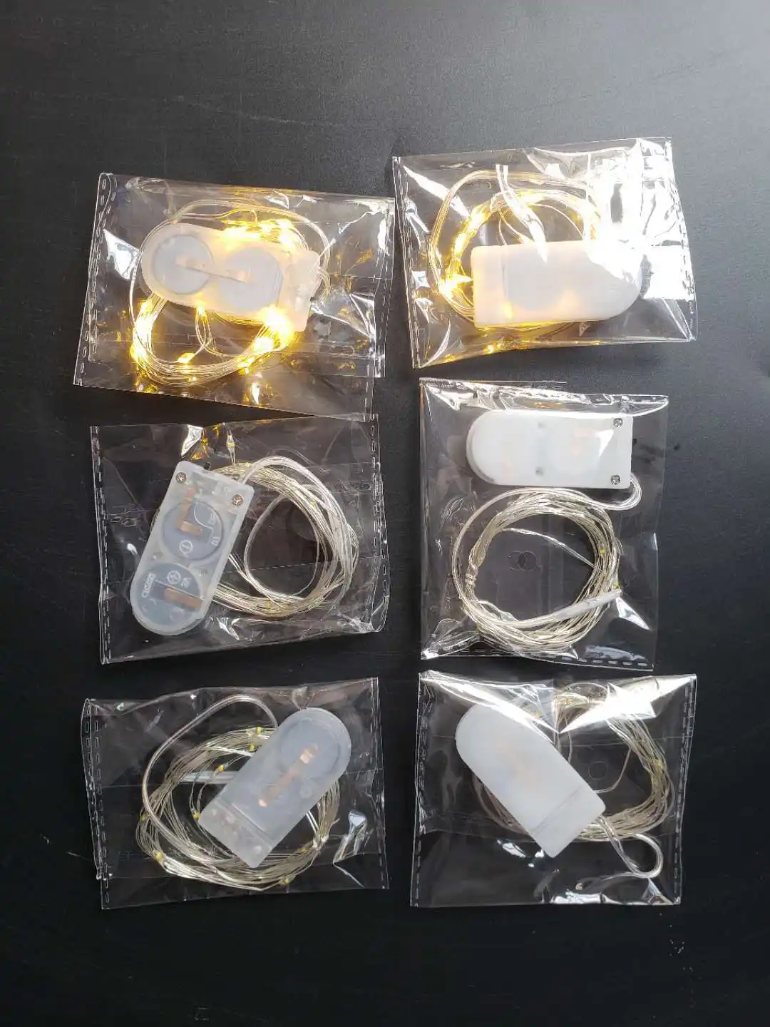 LED Button Light String Copper Wire Lamp