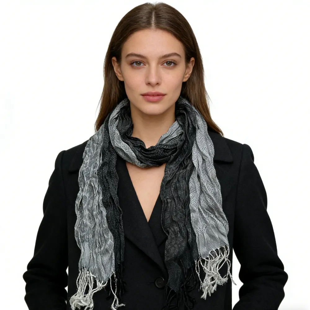 Jacquard Polyester Long Scarf