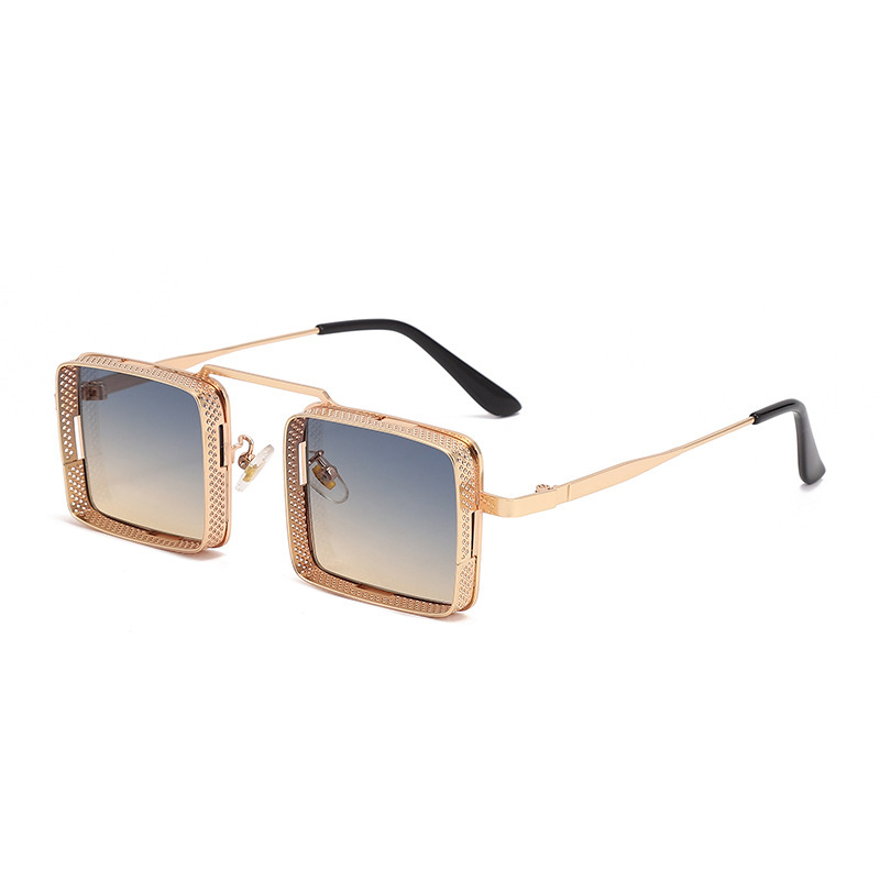 Title 3, Punk Steam Square Fashion Sunglasses