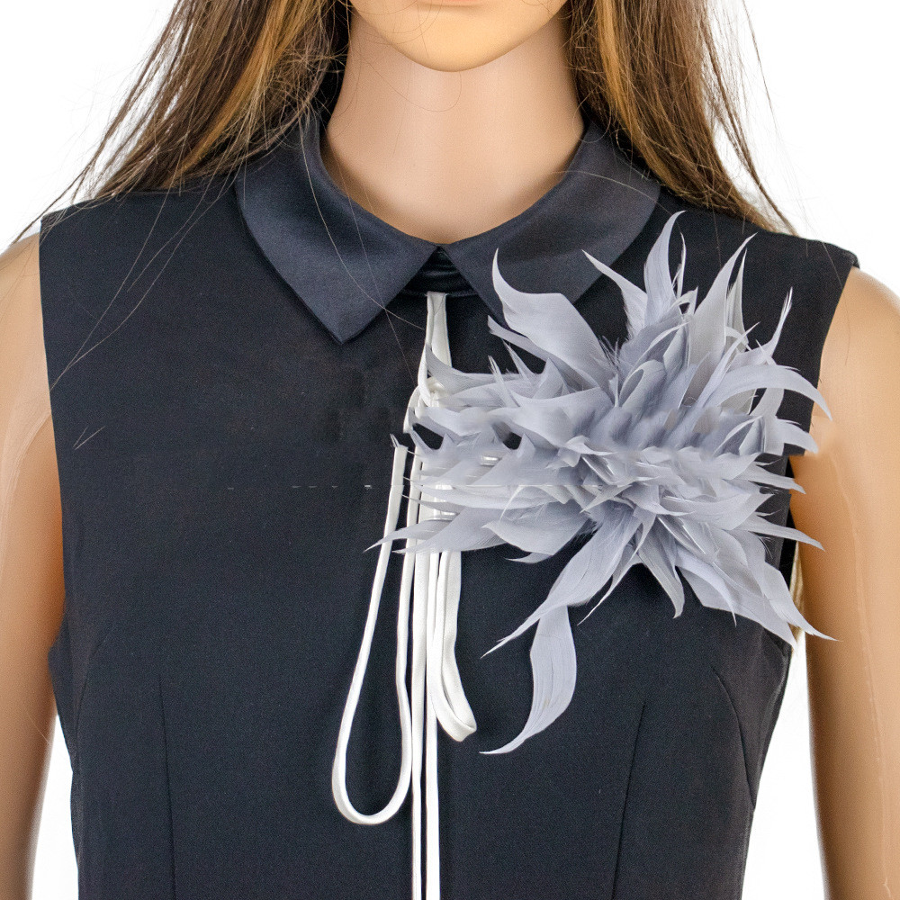 Title 7, Handmade DIY Feather Brooch Corsage