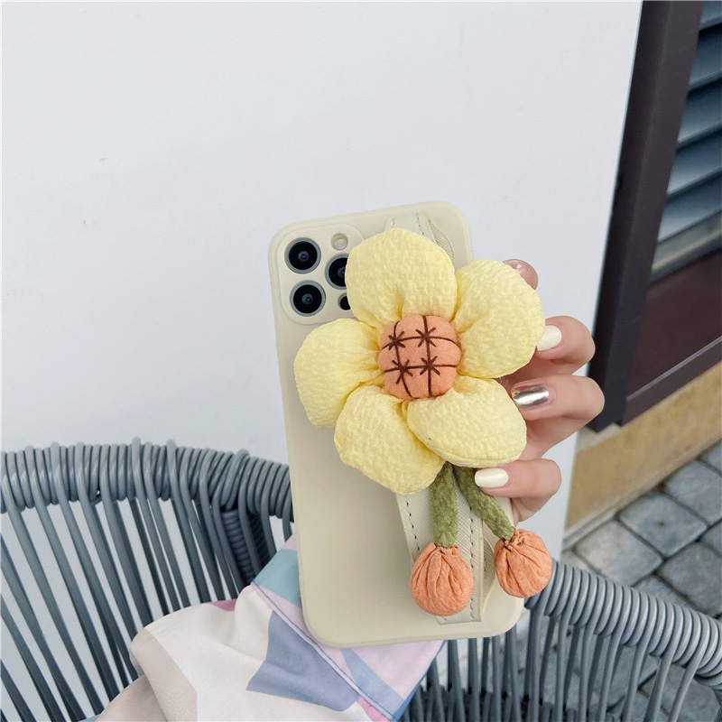 Sunflower Wristband Korean Style Phone Case - Image 4