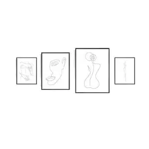 Chic Feminine Canvas Simple Wall Art Home Decor – image 4