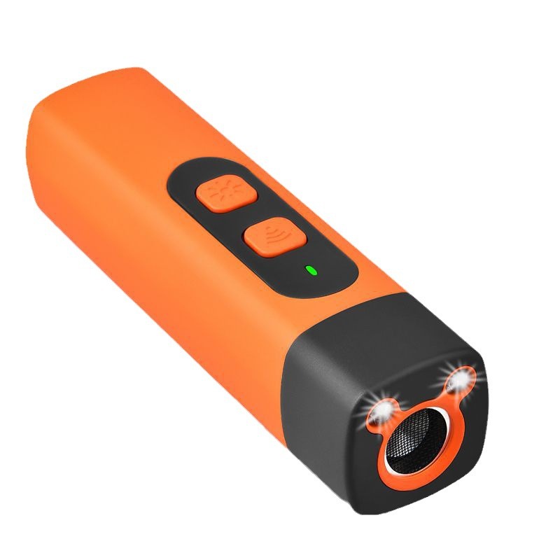 Dispositivo de adiestramiento canino: entrenador ultrasónico para perros, herramienta portátil para controlar los ladridos sin descargas ni aerosoles; no requiere collar; ayuda para el comportamiento de las mascotas, para el adiestramiento y la concentración