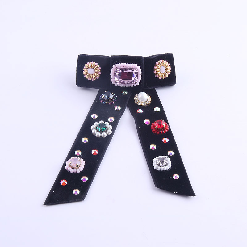 European And American Style Flannel Bow Hairpin