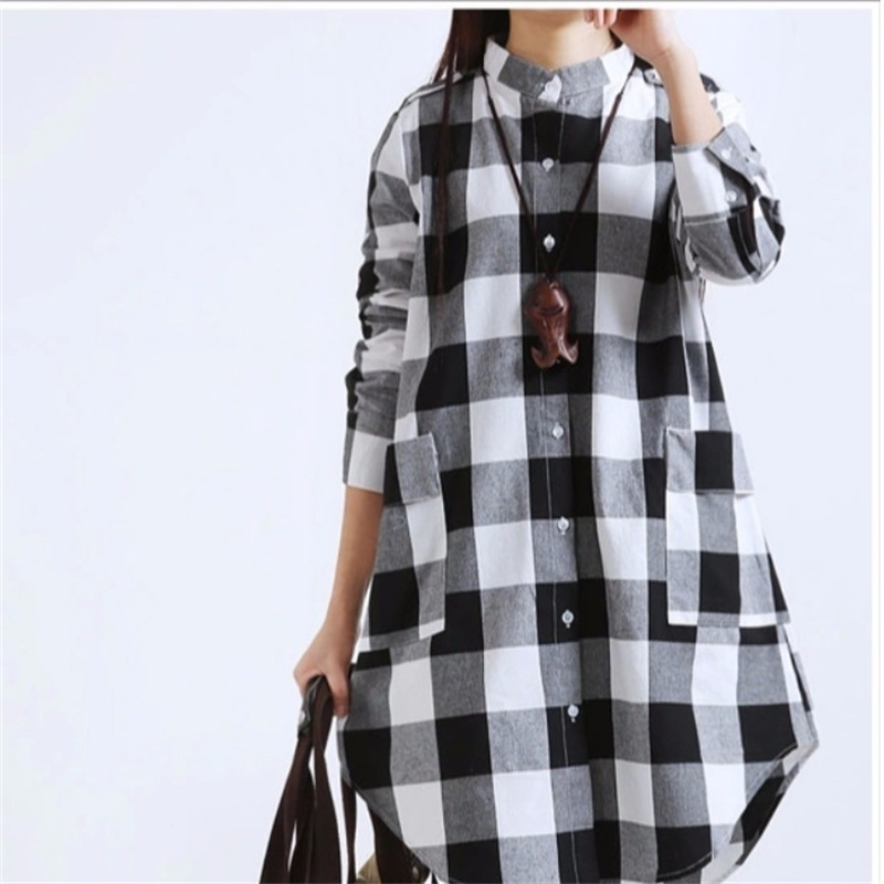 Title 7, Slim Fit Plaid Long Sleeved Shirt