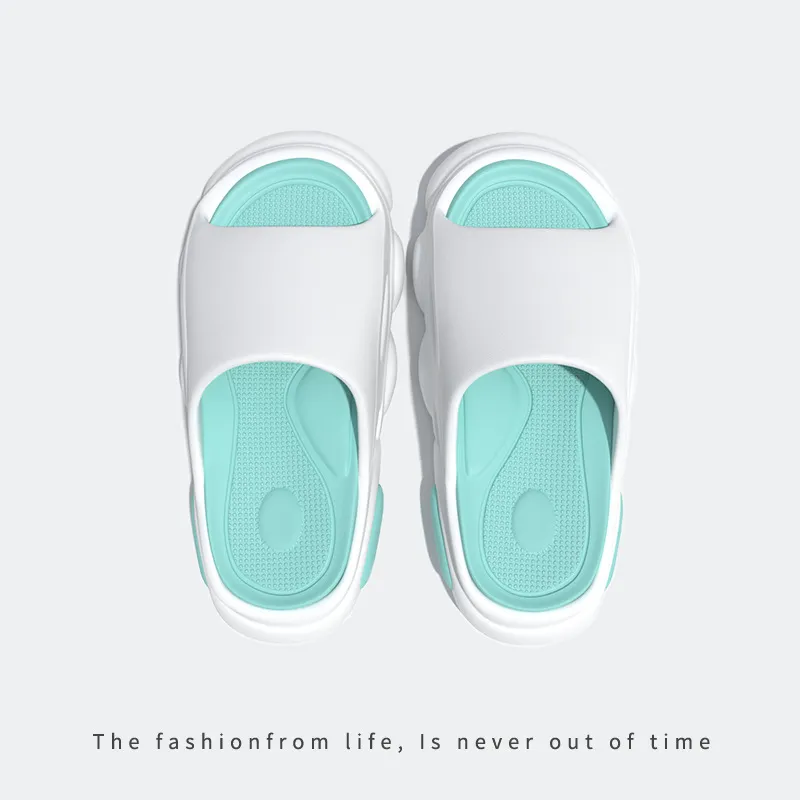 Shark Slippers Soft EVA Detachable Shoes Indoor Bathroom Slipper - White