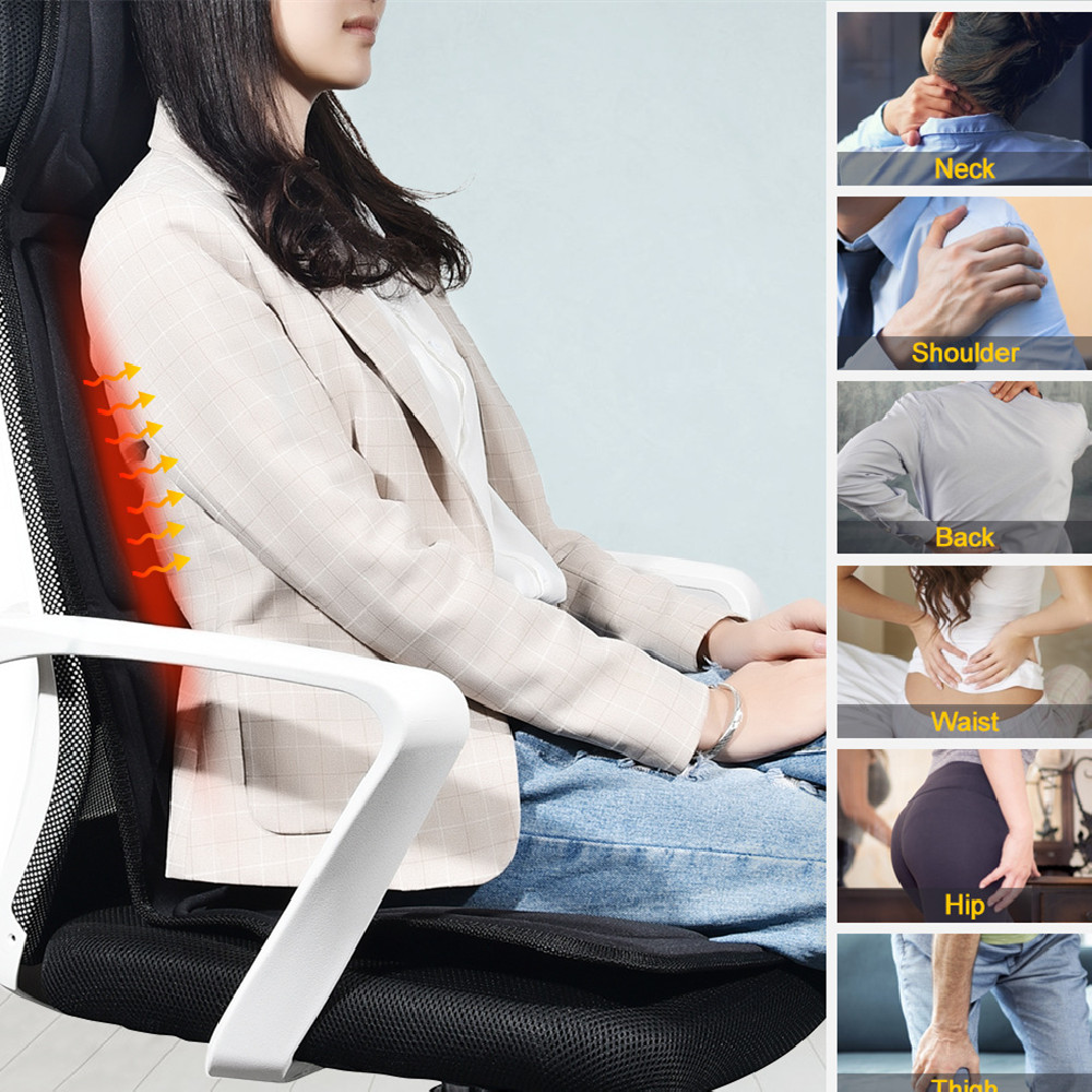 Car Home Massage Vibration Heating Cushion