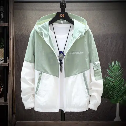 Men's Sun Protection Clothing Coat Breathable Jacket Skin