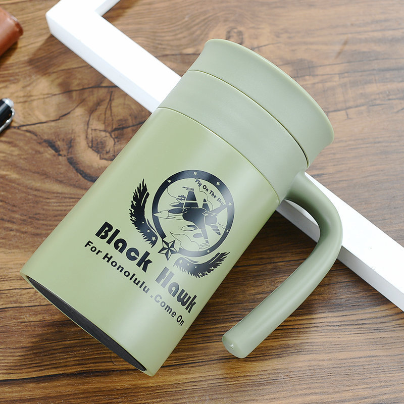 Title 1, Mens Thermos Mug with Tea Strainer Handle for ...