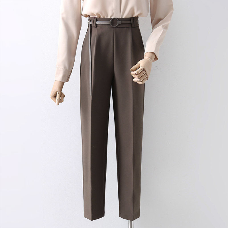 Loose And Thin All Match Casual Pants Women'S Fashion Trend Long Pants Brown - Shop at LoveMi