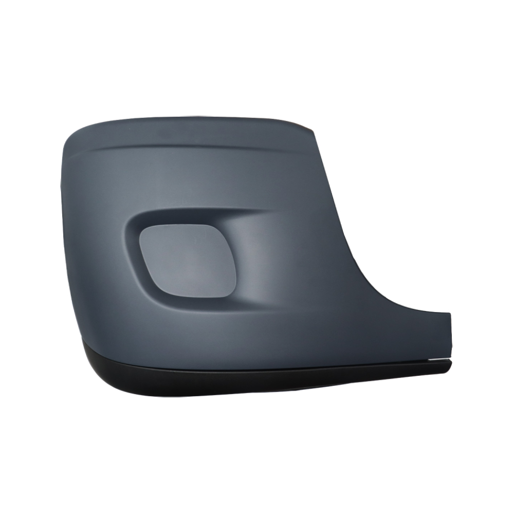 Freightliner Cascadia Bumper Right Side Reinforcement & Cover With NO Fog Hole