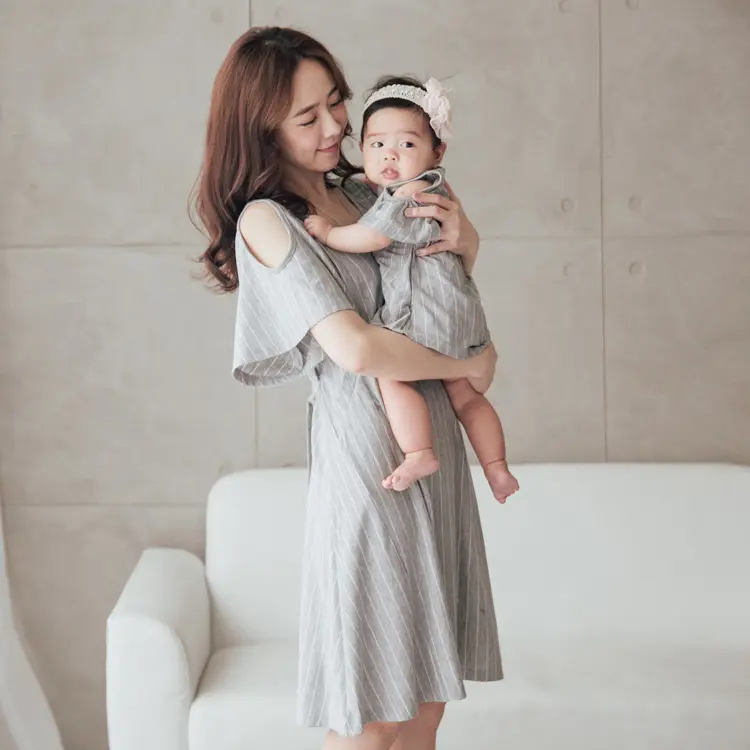 Maternity Dress Breastfeeding Parent Child Go Out