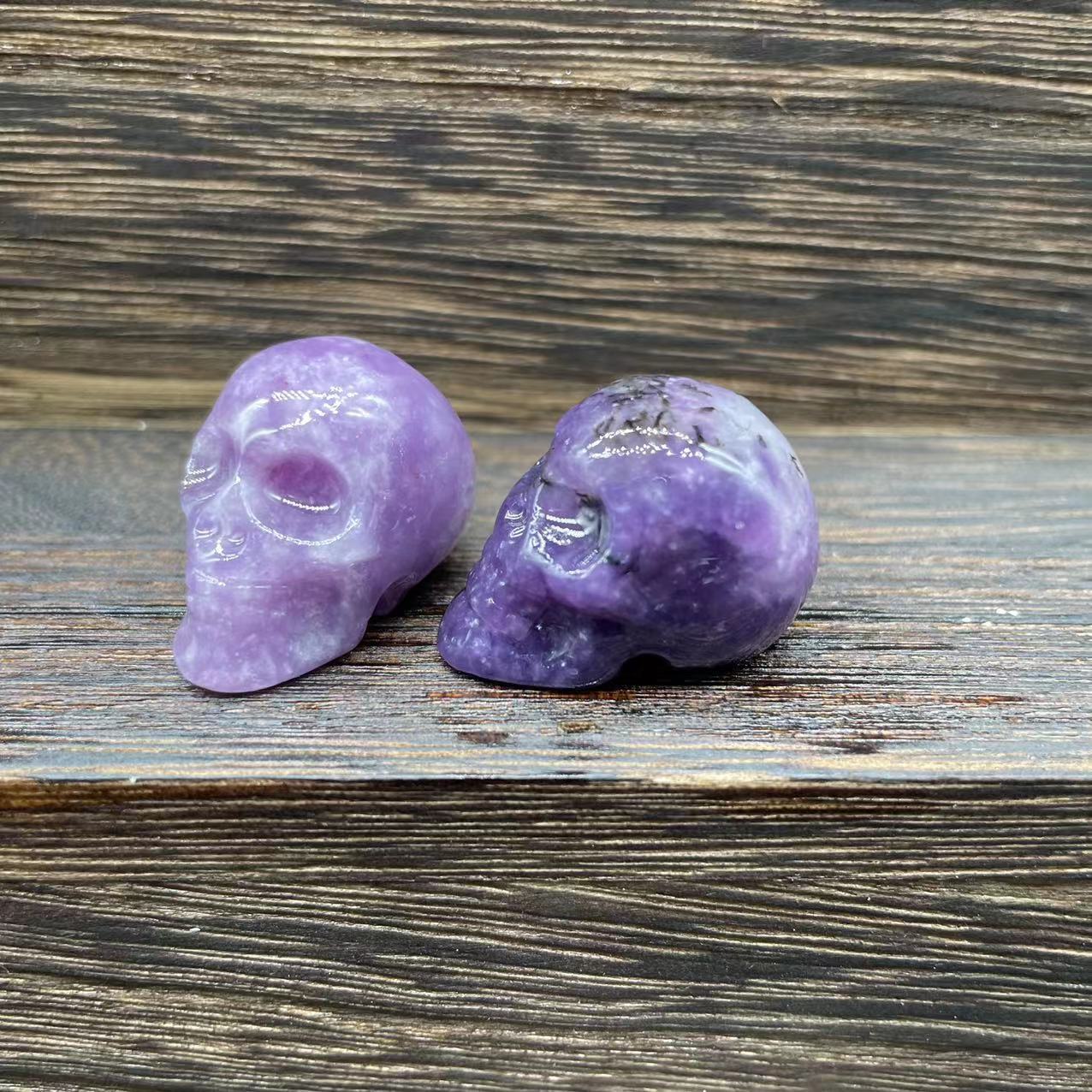 Title 2, Natural Stone Carved Skull Semi-precious Stone ...